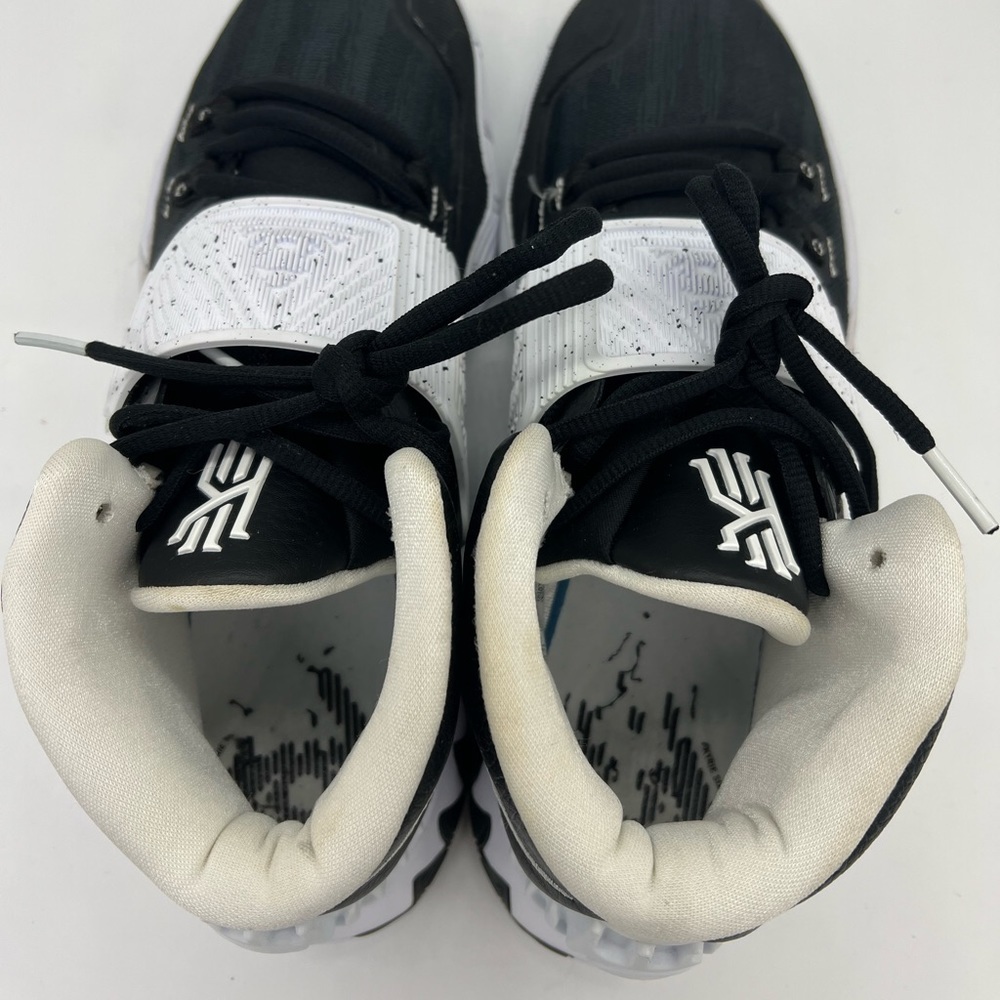 Nike Men's Kyrie 6 Team Basketball Shoes Black White CK5869-002 2020 9.5 - Picture 7 of 11